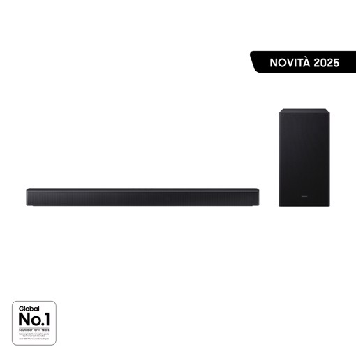Samsung Soundbar HW-B650F/ZF, Audio 3.1 canali, Wireless Dolby 5.1ch, 2025