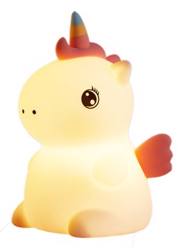 Luce a forma di unicorno