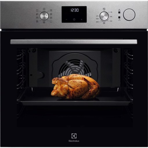 Electrolux EOC3S44TX2 forno 72 L Nero, Acciaio inox