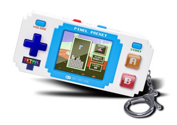 Pixel pocket tetris mini portable gaming system