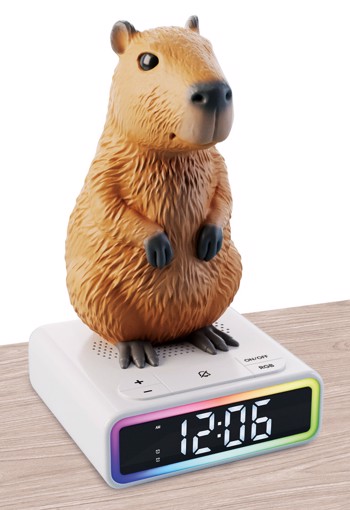 Lisciani 113576 sveglia Sveglia digitale Marrone, Bianco