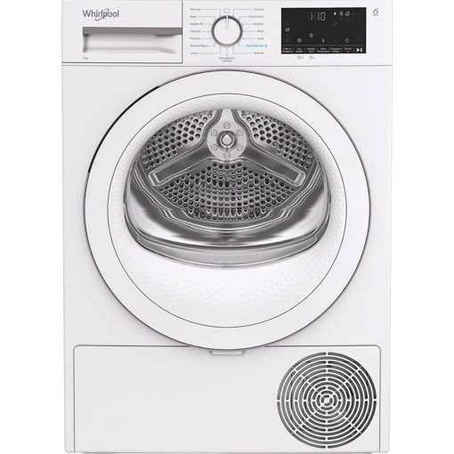 Whirlpool C WSD 74M WWS IT, Capacità 7kg, classe C, colore White, Display digitale XL, porta bianca, Slim | Profondità mobile: 46 cm, Wi-Fi