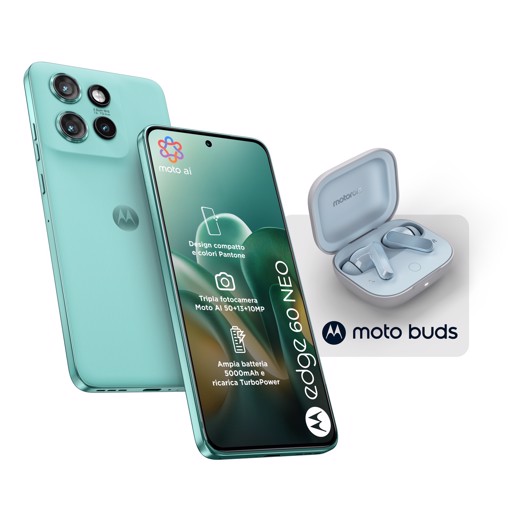 Motorola edge Pack 2x1 60 Neo 8/256 Frostbite + Moto Buds