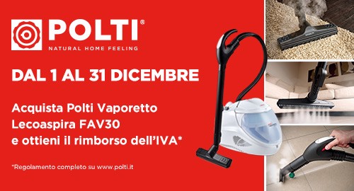 Polti ti rimborsa l’IVA