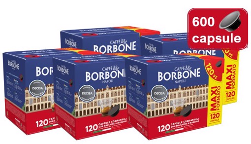 Caffè Borbone Capsule per Lavazza a modo mio caffe Decisa PACK 600 pz