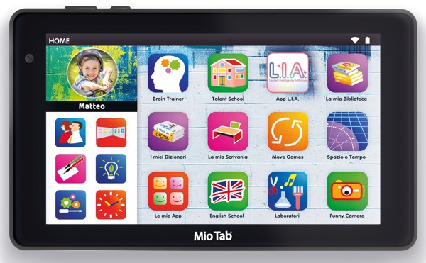 Lisciani 114214 tablet 32 GB 17,8 cm (7") 4 GB Wi-Fi 4 (802.11n) Android 14 Nero