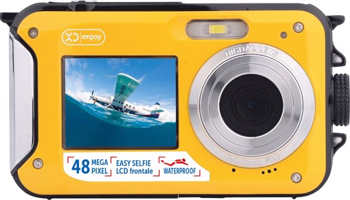 XD Enjoy XDJRK80BLU 1/4" Fotocamera compatta 48 MP CMOS 8000 x 6000 Pixel Giallo