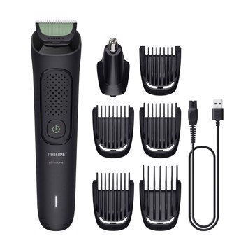 Regola barba ricaricabile kit 6 in 1