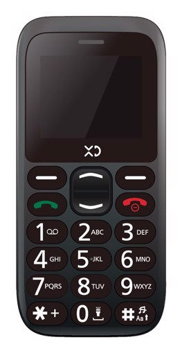XD Enjoy XDEZB67BK cellulare 4,5 cm (1.77") Nero Telefono per anziani