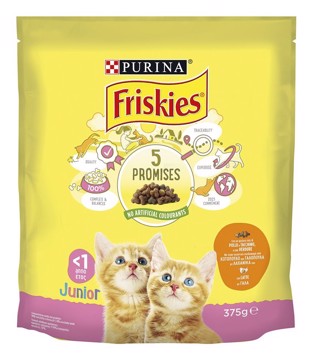 Friskies junior 375gr con latte e verdure