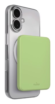Puro batteria esterna verde magsafe con porta usb-c