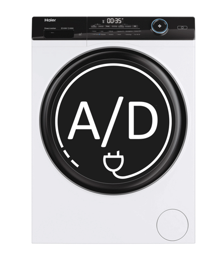 Haier I-Pro Series 5 HWD100-B14959UIT lavasciuga Libera installazione Caricamento frontale Bianco D