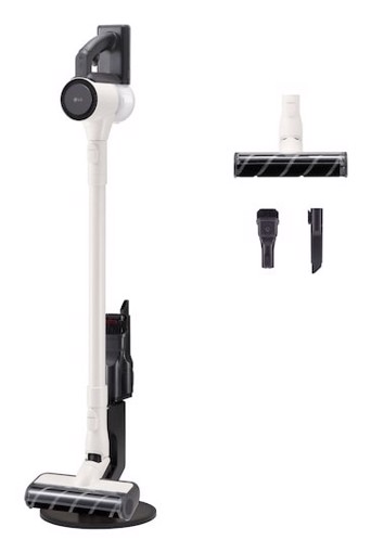 LG A9C-AIR1E scopa elettrica Aspirapolvere elettrica Batteria Secco Senza sacchetto 150 W Nero, Bianco 2,4 Ah