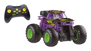 Macchina zombie monster xl rc sc1:12,2vel,scocca in metallo