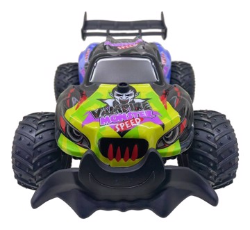 Macchina vampire monster rc sc1:18,carica usb,luci,2veloc