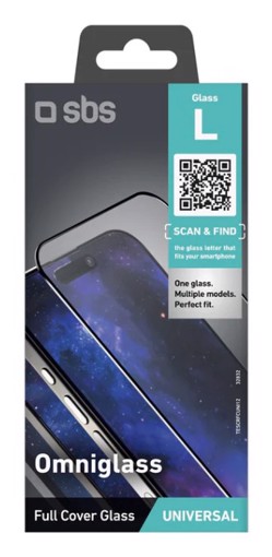 SBS Omniglass L Pellicola proteggischermo trasparente Universale 1 pz