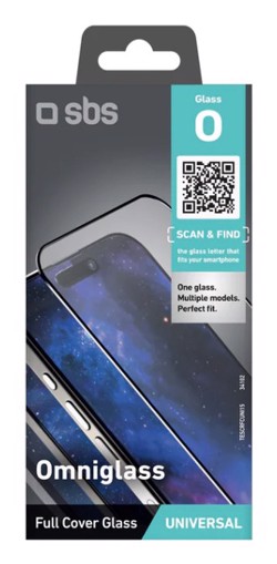 SBS Omniglass O Pellicola proteggischermo trasparente Universale 1 pz