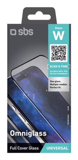 SBS Omniglass W Pellicola proteggischermo trasparente Universale 1 pz