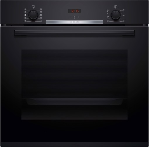 Bosch Serie 4 , Forno con vapore da incasso, 60 x 60 cm, Nero HQA334EB4