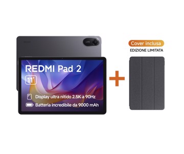 Redmi pad 2 11" graphite gray 8/256 90hz 2.5k + cover