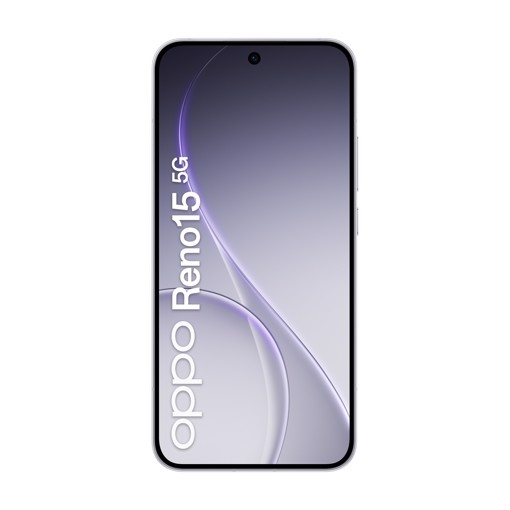 OPPO Reno15 5G AI Smartphone, Tripla fotocamera 50+50+8MP, Selfie 50MP, Display 6.59” 120HZ AMOLED FHD+, 6500mAh, RAM 8GB(Esp2GB/4GB/8GB)+ROM 512GB [Versione Italia], Aurora White