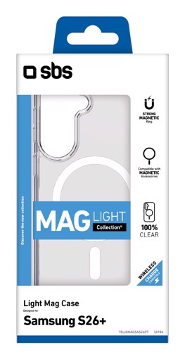 SBS TELIGMAGSAS26PT custodia per cellulare 17,5 cm (6.9") Cover Trasparente