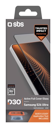 SBS TEAPPLD3OSAS26U protezione per lo schermo e il retro dei telefoni cellulari Pellicola proteggischermo trasparente Samsung 1 pz