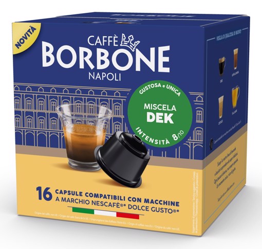 Caffè Borbone DGBDEKPALAZZO16 capsula e cialda da caffè Capsule caffè 16 pz