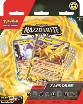 Pokemon mazzi lotta deluxe ninetales-ex e zapdos-ex