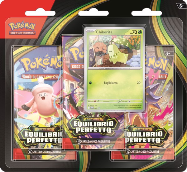 Pokémon Blister 3 Buste Dell'espansione Megaevoluzione - Equilibrio Perfetto