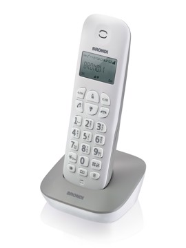 Telefono cordless wht funzione sveglia rubrica disp