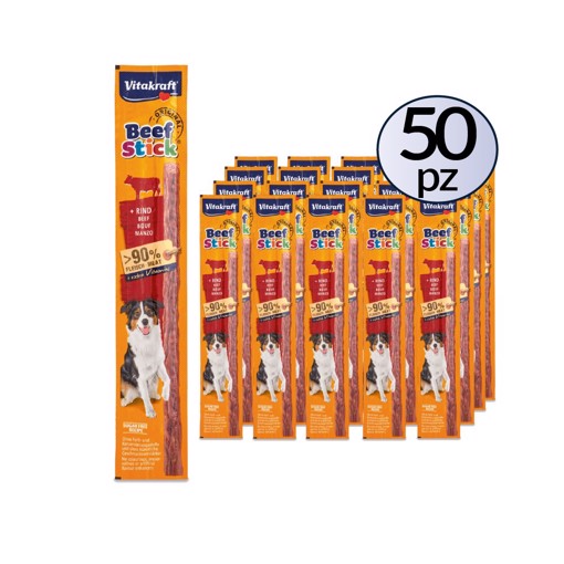 Beef-Stick per cani al manzo  12g PACK 50 Confezioni