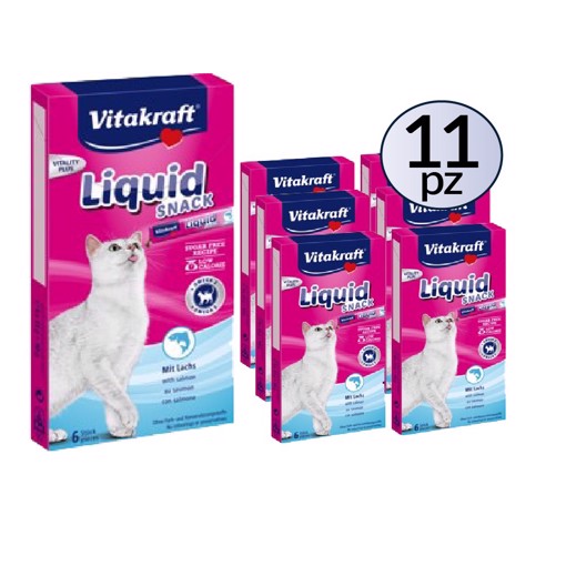 Liquid Snack con Omega 3 al Salmone 90g PACK 11 Confeizoni