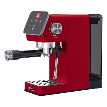 Macchina caffe' espresso caldaia inox cialde rossa