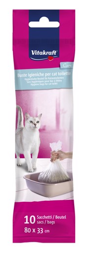 Vitakraft 20869 sacchetto per feci di cane e gatto 10 pz Plastica Monouso