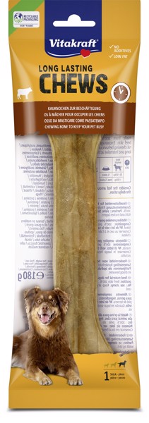 Chews Long Lasting osso pelle di bovino 22cm