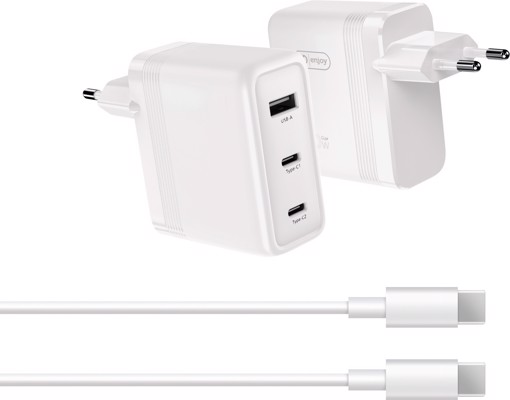 XD Enjoy XDCE100KIT Caricabatterie per dispositivi mobili Universale Bianco AC Ricarica rapida Interno