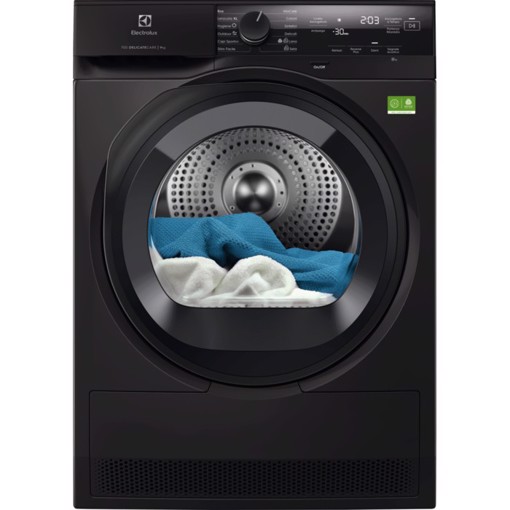 Electrolux EW7H49B asciugatrice Libera installazione Caricamento frontale 9 kg Nero