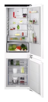 Frigo combi da incasso inox h:176,9