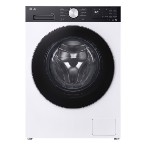 LG F4NX5009TKC Lavatrice Intelligente 11 kg Classe A-40% Bianco/Nero