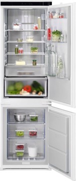 Frigorifero combi da incasso h177,2 led metal back