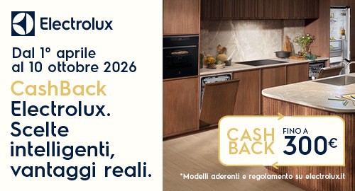 Scelte intelligenti, vantaggi reali: acquista un prodotto in promozione e ricevi fino a €300 di cashback