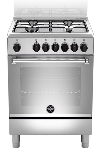 Bertazzoni La Germania Americana AMN664EXVC cucina Elettrico Gas Acciaio inox