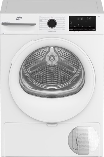 Beko BMT104EW 10kg, Classe C, Linea Estetica NX, motore inverter, Display digitale, colore Bianco, oblò Bianco