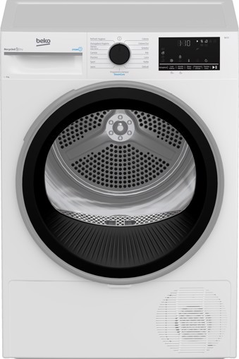 Beko BT113DBS: Asciugatrice 11kg, classe D a Pompa di Calore