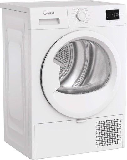 Indesit C YD 83D WW IT, Capacità 8kg, classe D, colore White, Dispay digitale, QuickDry