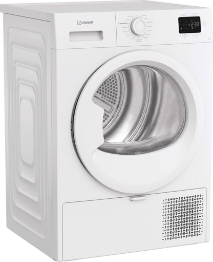 Indesit C YD 84D WW IT, Capacità 8kg, classe C, colore White, Dispay digitale, QuickDry