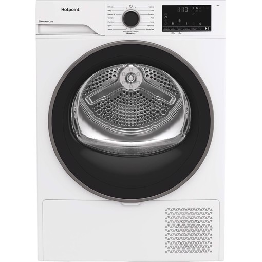 Hotpoint Ariston Asciugatrice a pompa di calore , a libera installazione, 9 kg - HPT 94D BS IT - Délica