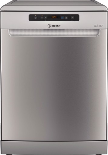 Indesit IN2FFC14BN6X, Lavastoviglie 60cm, Classe C, 14 coperti, Push&Go, 44dBA, Inox