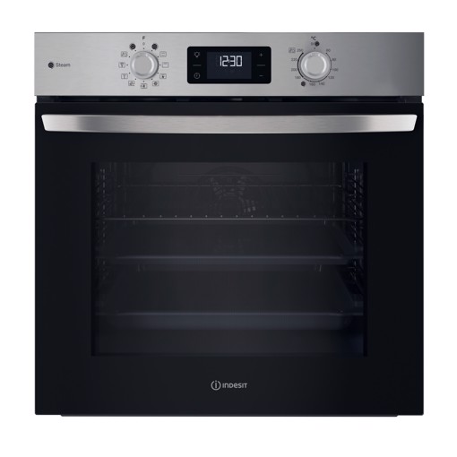 Indesit IO 258HS B forno multifunzione Inox 11Funzioni totali classe A+ 71Lt Funzione Vapore, Idrolisi